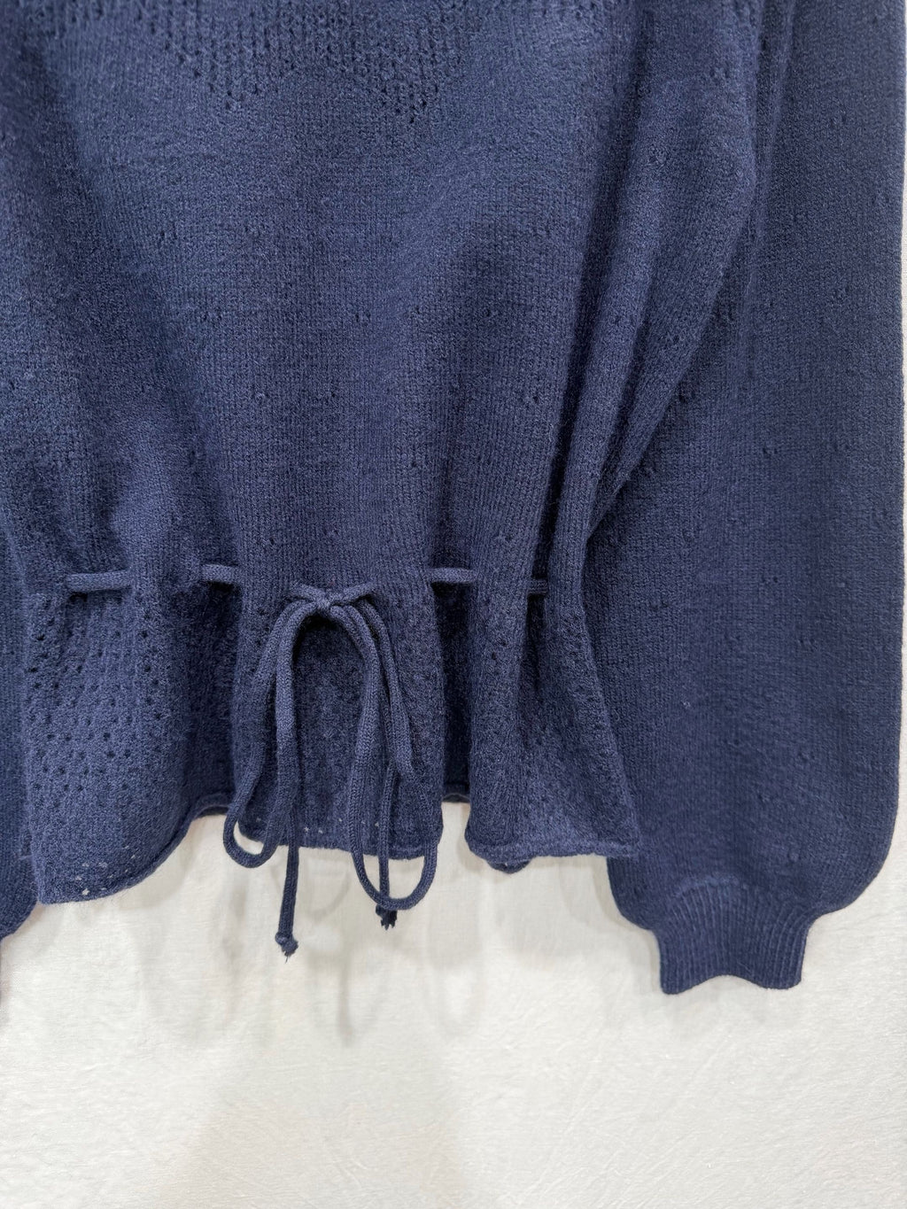 Pull Marine Ajouré à Taille Ajustable