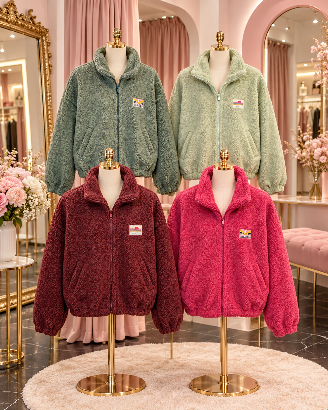 Veste polaire douce zippée femme – Plusieurs coloris