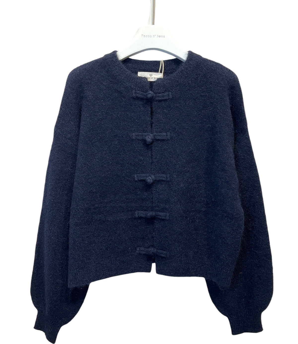 Gilet femme doux à nœuds – Léonie – 2 coloris